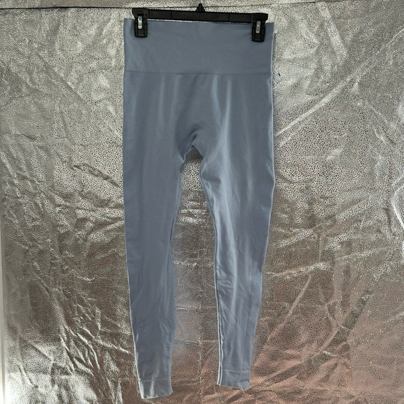 Set active light blue high rise seamless leggings M - Picture 6 of 11